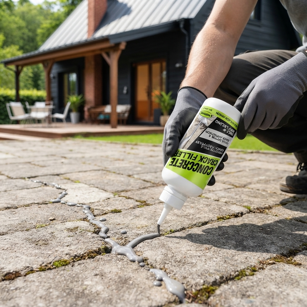 Concrete Crack Filler – Self-Leveling Waterproof Repair Solution, Pack of 2