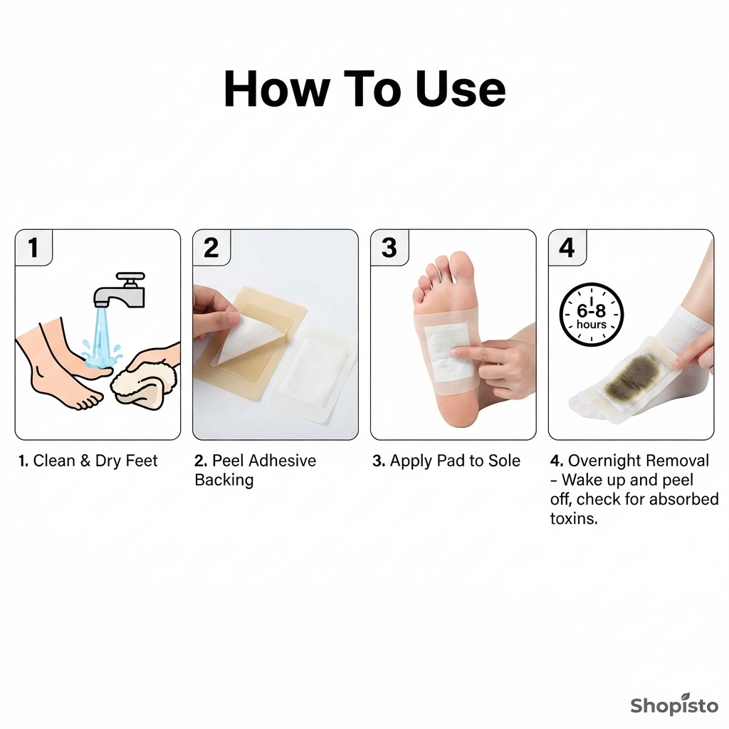 Ginger Foot Patches – Herbal Adhesive Foot Care Patches